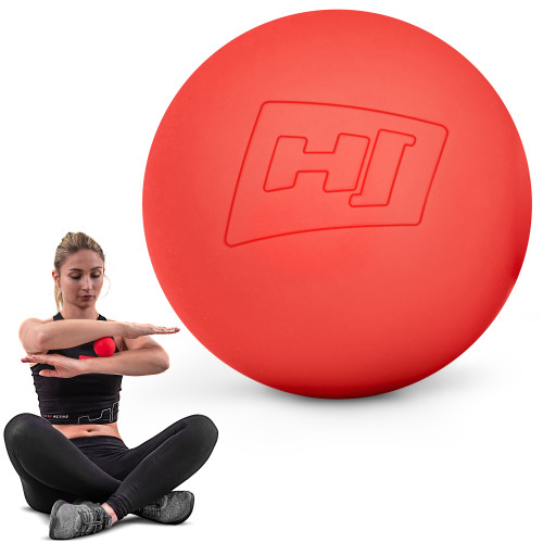 Массажный мяч  Hop-Sport HS-S063MB 63 мм red - фото №4